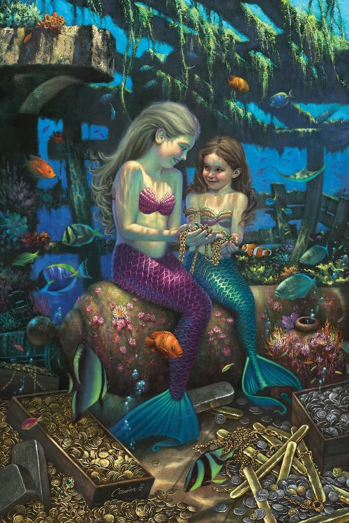 Angels Of The Deep by Wil Cormier wall art
