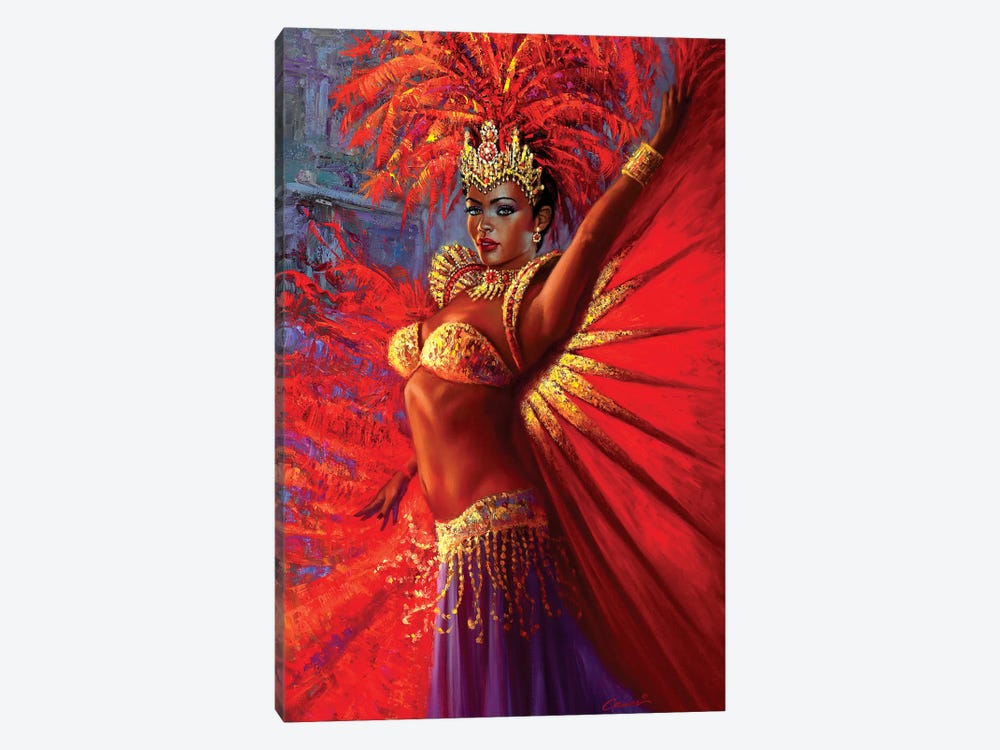 Brazilian Queen by Wil Cormier 1-piece Canvas Print