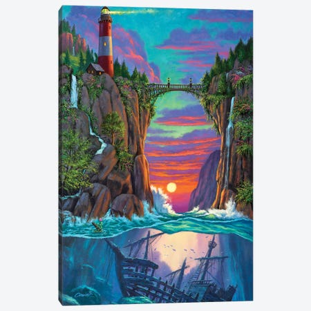 Sunset Crossing Canvas Print #WCO41} by Wil Cormier Canvas Art