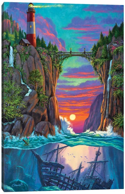 Sunset Crossing Canvas Art Print - Wil Cormier