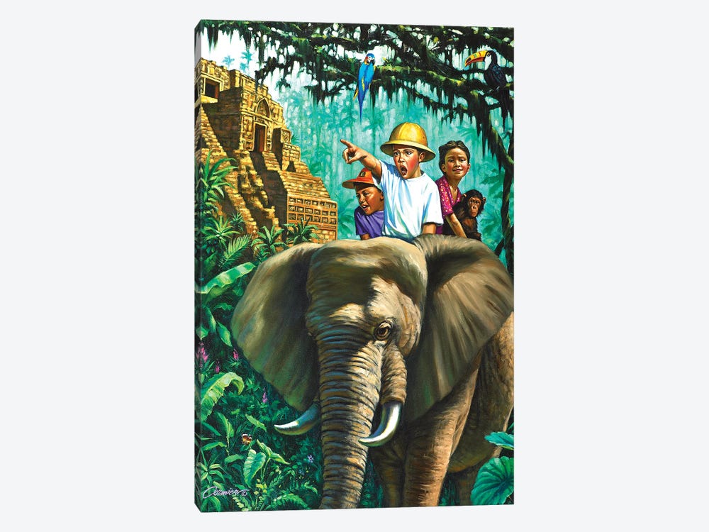 Jungle Kids by Wil Cormier 1-piece Art Print