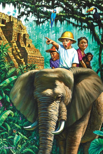 Canvas Print: Jungle Kids by Wil Cormier