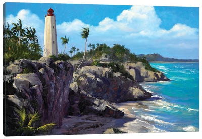 Coastal Splendor III Canvas Art Print - Lighthouse Art