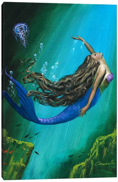 Enchantment Canvas Art Print - Mermaid Art