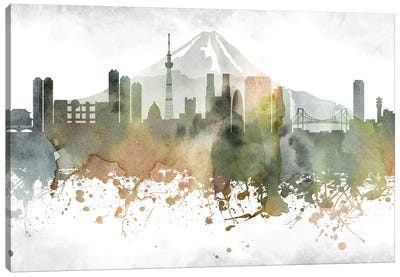Tokyo Skyline Canvas Art Print - Tokyo Art