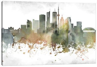 Toronto Skyline Canvas Art Print - Canada Art