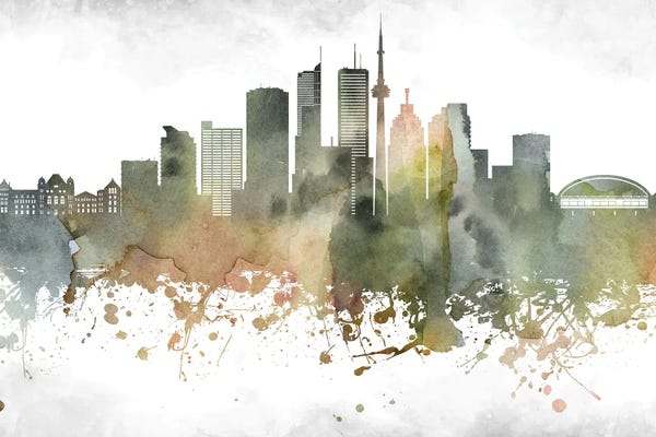 Ontario: Toronto Skyline by WallDecorAddict