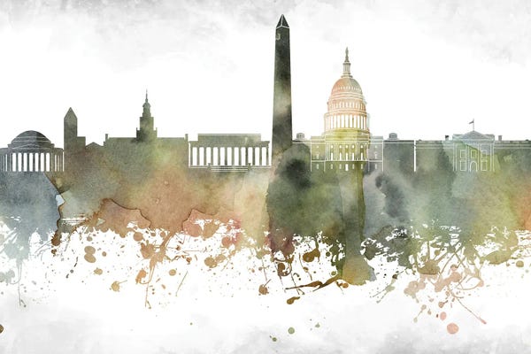 Washington, D.C. Skylines: Washington Skyline by WallDecorAddict