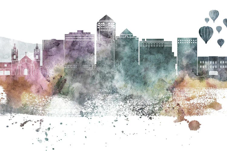 Albuquerque Pastel Skyline