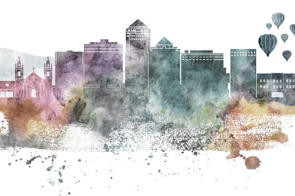 Albuquerque Pastel Skyline