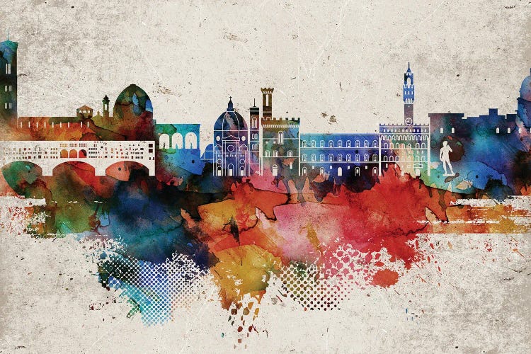 Florence Abstract by WallDecorAddict wall art