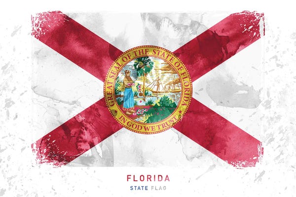 U.S. State Flags: Florida by WallDecorAddict