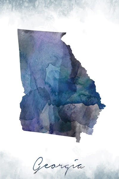 Georgia: Georgia State Bluish by WallDecorAddict