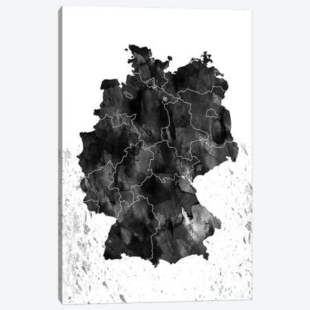 Germany Black And White Canvas Print #WDA132} by WallDecorAddict Canvas Print