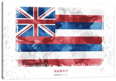 Hawaii Canvas Art Print - U.S. State Flag Art