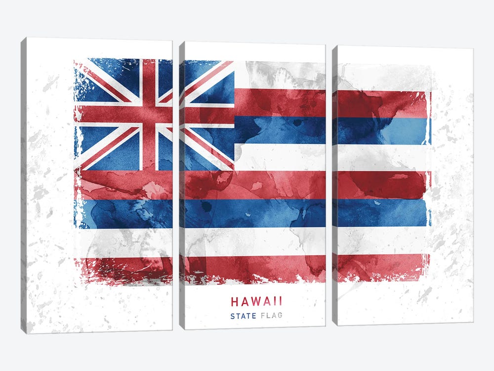 Hawaii by WallDecorAddict 3-piece Canvas Art Print