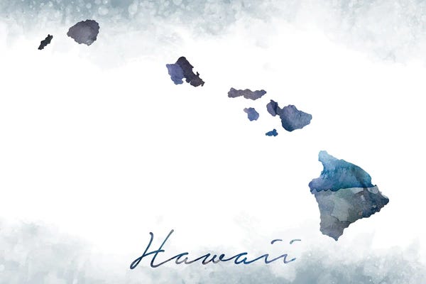 Hawaii: Hawaii State Bluish by WallDecorAddict