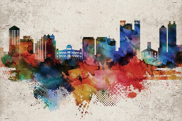 Hawaii: Honolulu Abstract by WallDecorAddict
