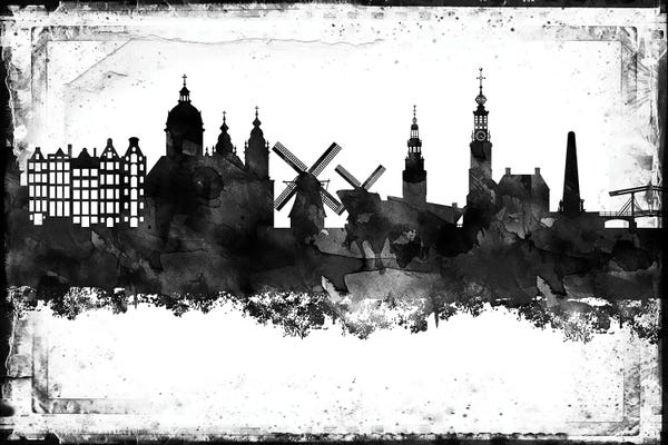 Netherlands: Amsterdam Black & White Film by WallDecorAddict