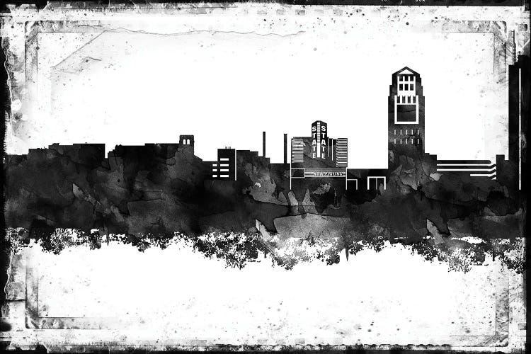 Ann Arbor Black & White Film by WallDecorAddict wall art