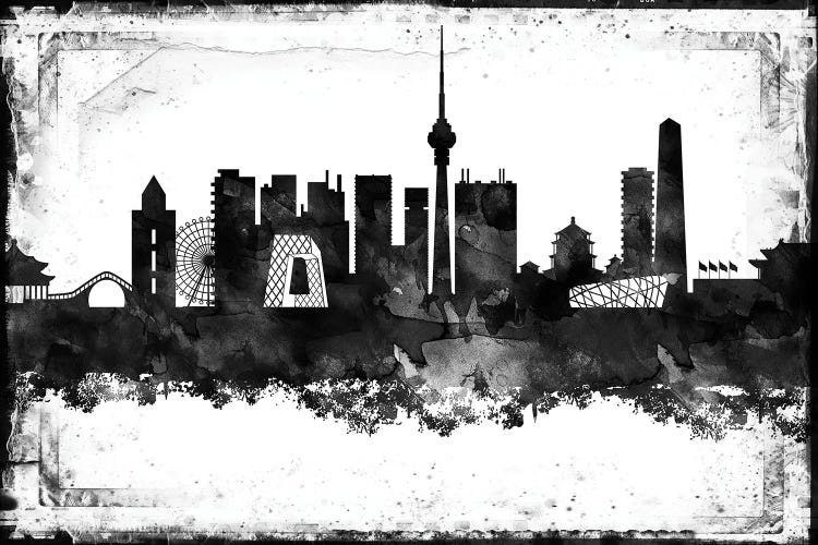 Beijing Black & White Film by WallDecorAddict wall art