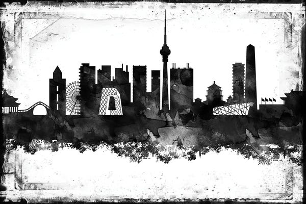 Beijing: Beijing Black & White Film by WallDecorAddict