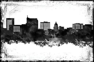 Boise Black & White Film by WallDecorAddict framed wall art