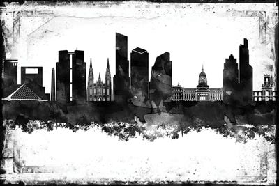 Buenos Aires Black & White Film by WallDecorAddict art print