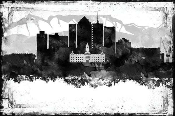 South Africa: Cape Town Black & White Film by WallDecorAddict