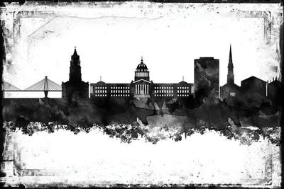 Charleston Black & White Film by WallDecorAddict multi panel art