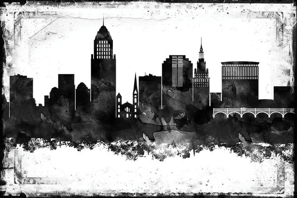 Ohio: Cleveland Black & White Film by WallDecorAddict