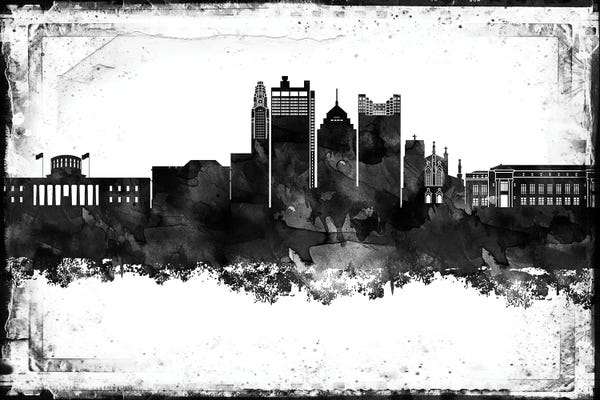 Ohio: Columbus Black & White Film by WallDecorAddict