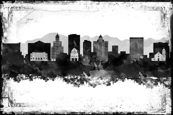 El Paso: El Paso Black & White Film by WallDecorAddict