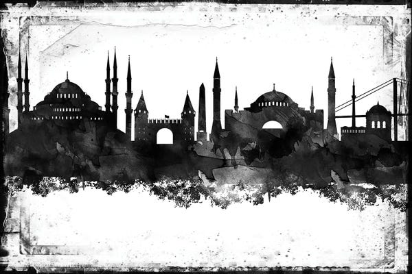 Turkey: Istanbul Black & White Film by WallDecorAddict