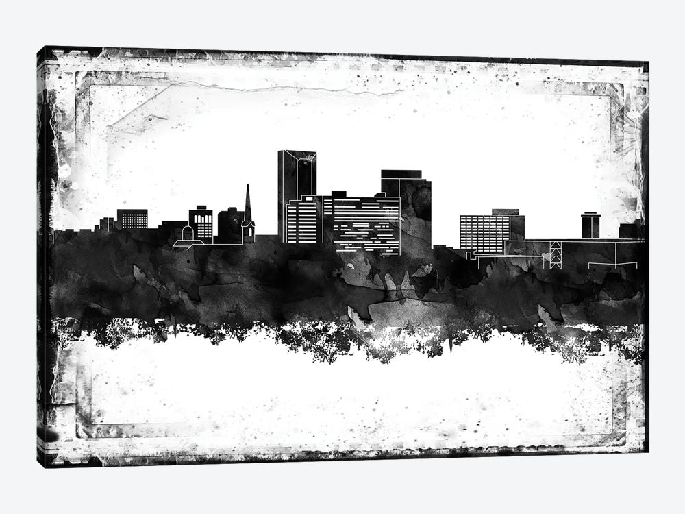 Lexington Black & White Film by WallDecorAddict 1-piece Canvas Artwork