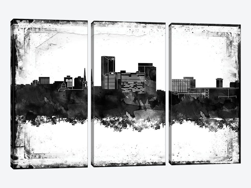 Lexington Black & White Film by WallDecorAddict 3-piece Canvas Art