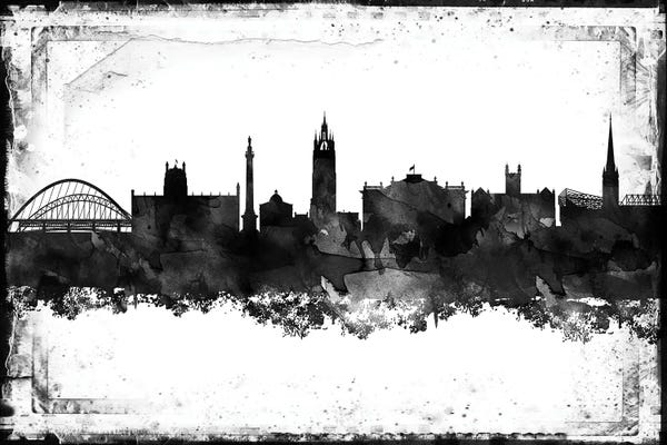 Newcastle: Newcastle Black & White Film by WallDecorAddict