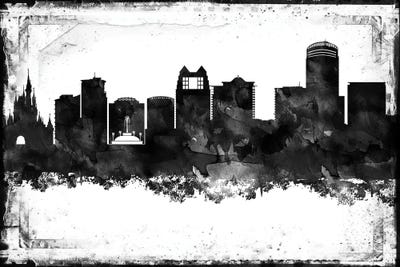 Orlando Black & White Film by WallDecorAddict art print