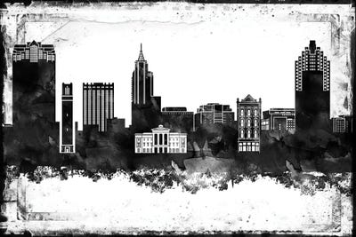 Raleigh Black & White Film by WallDecorAddict metal wall art