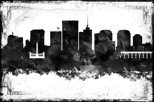 Richmond: Richmond Black & White Film by WallDecorAddict