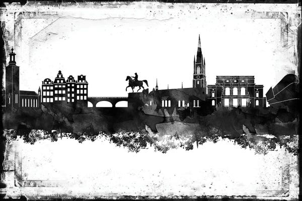Sweden: Stockholm Black & White Film by WallDecorAddict
