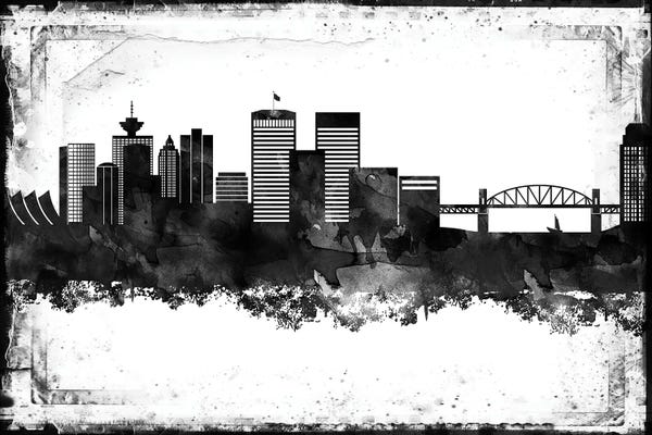 British Columbia: Vancouver Black & White Film by WallDecorAddict