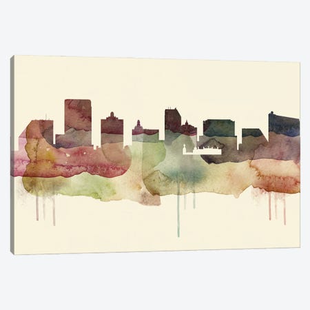 Atlantic City Desert Style Skyline Canvas Print #WDA1494} by WallDecorAddict Canvas Artwork