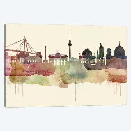Berlin Desert Style Skyline Canvas Print #WDA1498} by WallDecorAddict Canvas Art Print