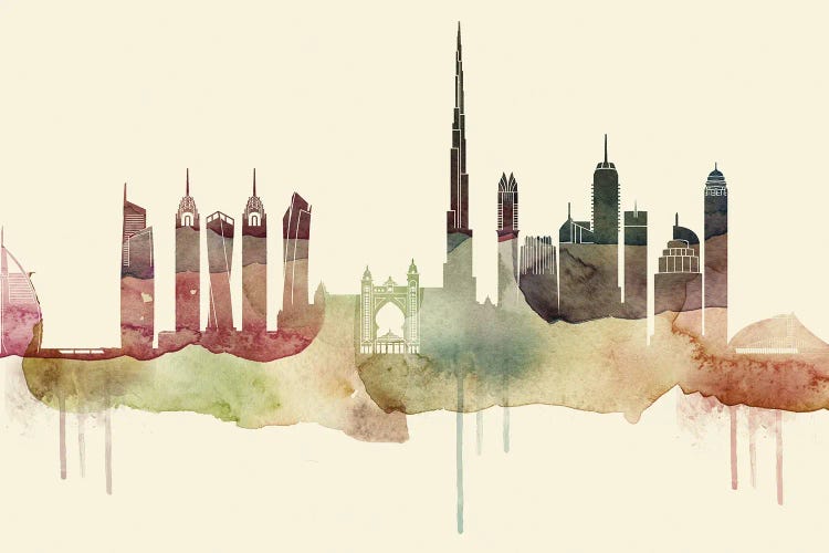 Dubai Desert Style Skyline