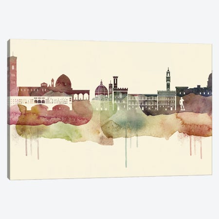 Florence Desert Style Skyline Canvas Print #WDA1520} by WallDecorAddict Art Print