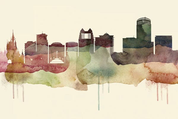 Orlando: Orlando Desert Style Skyline by WallDecorAddict