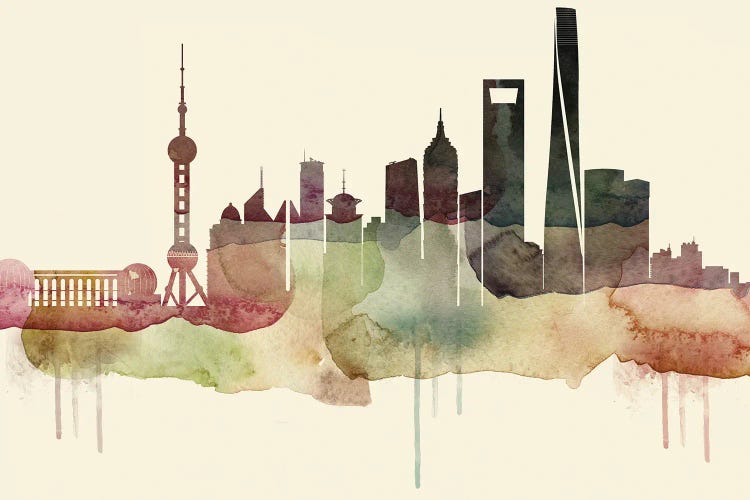 Shanghai Desert Style Skyline