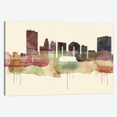 Toledo Desert Style Skyline Canvas Print #WDA1580} by WallDecorAddict Canvas Art Print