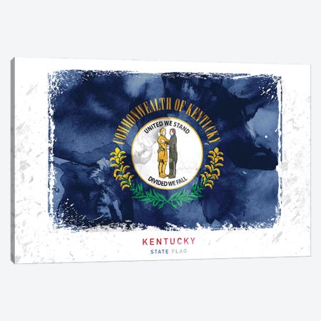 Kentucky Canvas Print #WDA191} by WallDecorAddict Canvas Print